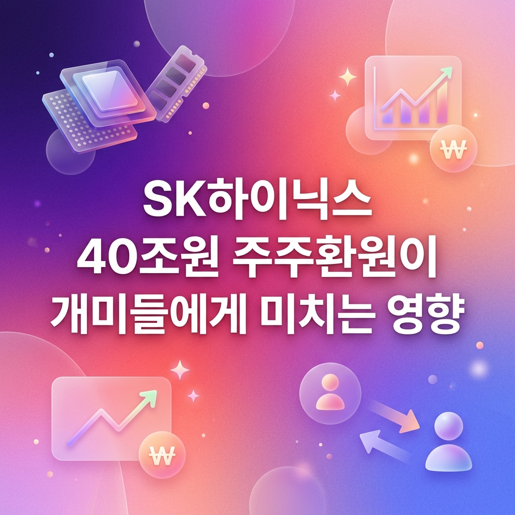 SK하이닉스 40조원 주주환원이 개미들에게 미치는 영향