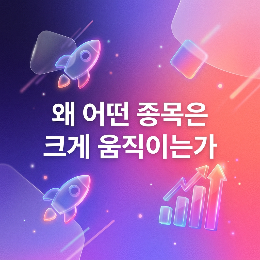 왜 어떤 종목은 크게 움직이는가