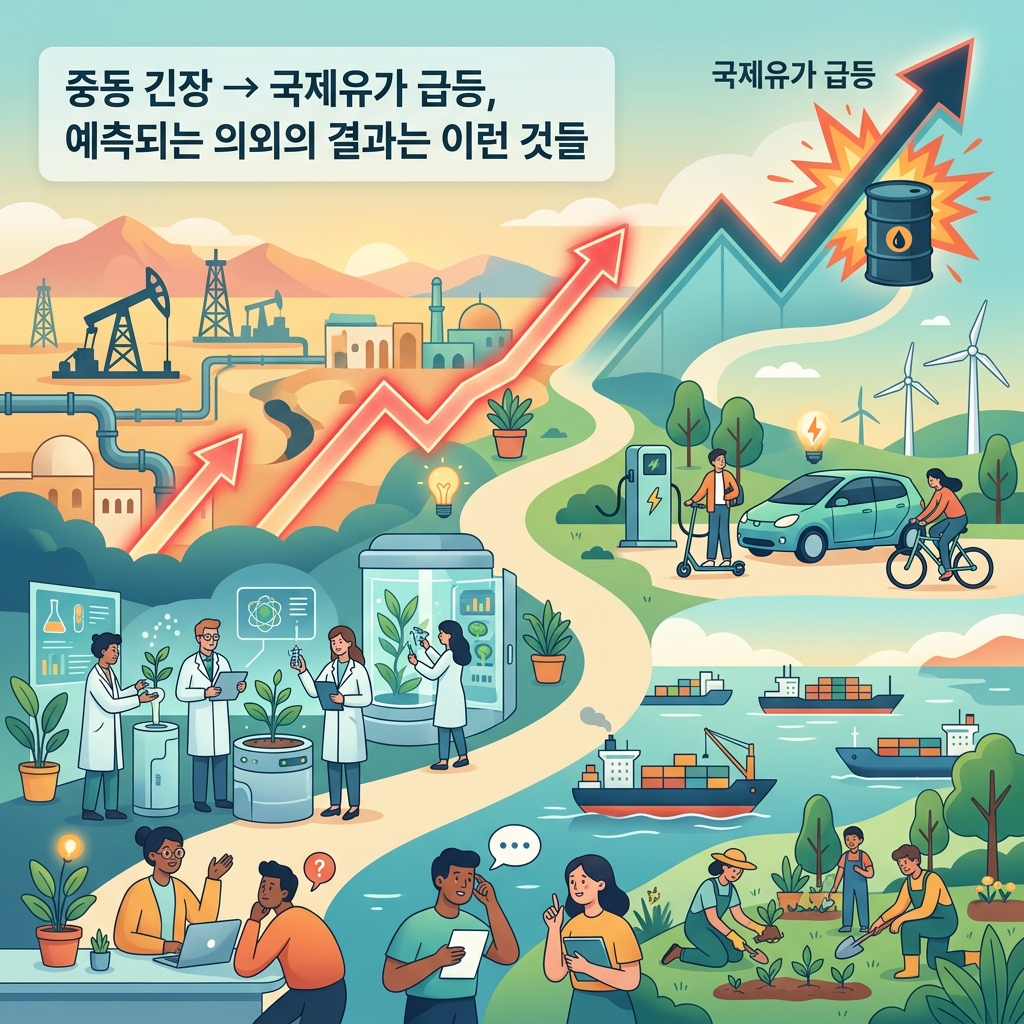 중동 긴장 → 국제유가 급등, 예측되는 의외의 결과는 이런 것들