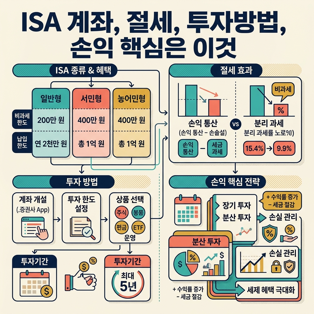 ISA 계좌, 절세, 투자방법, 손익 핵심은 이것