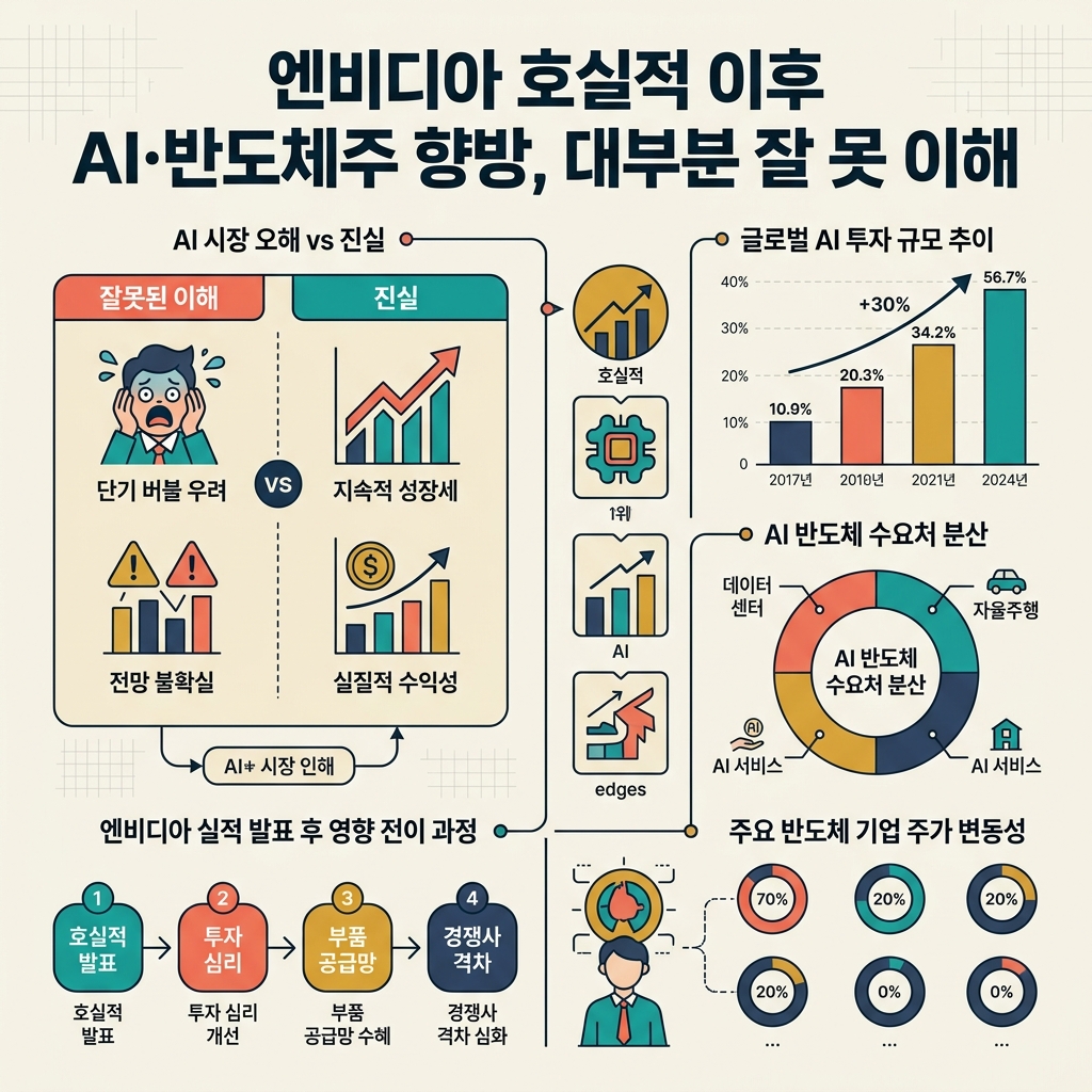 엔비디아 호실적 이후 AI·반도체주 향방, 대부분 잘 못 이해
