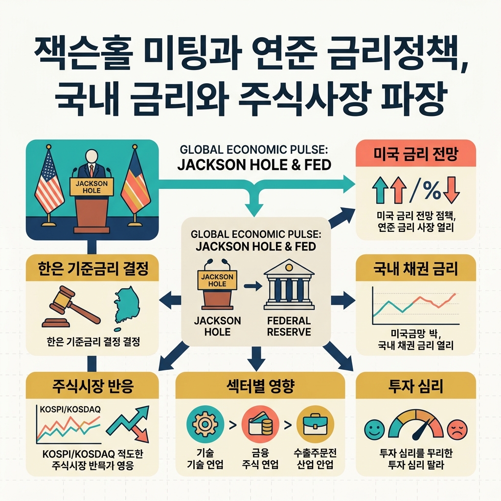 잭슨홀 미팅과 연준 금리정책, 국내 금리와 주식사장 파장
