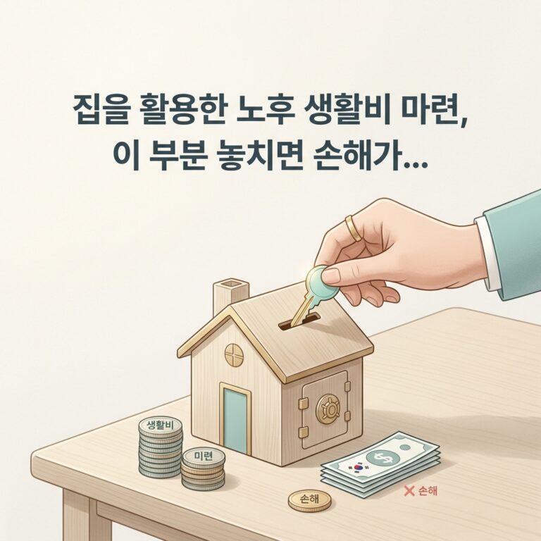집을 활용한 노후 생활비 마련, 이 부분 놓치면 손해가...