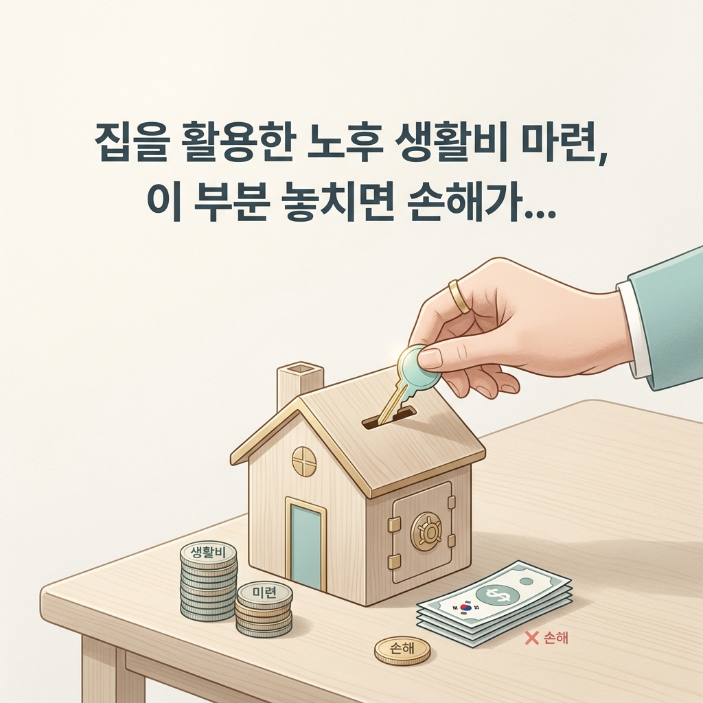 집을 활용한 노후 생활비 마련, 이 부분 놓치면 손해가...