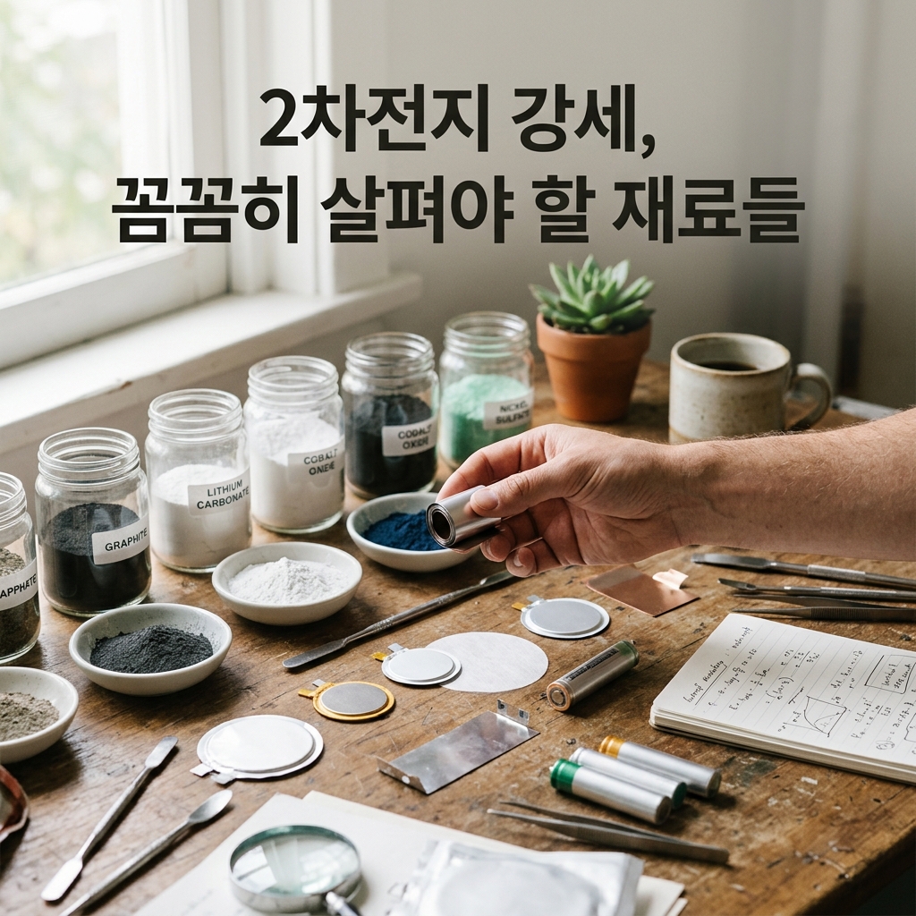 2차전지 강세, 꼼꼼히 살펴야 할 재료들