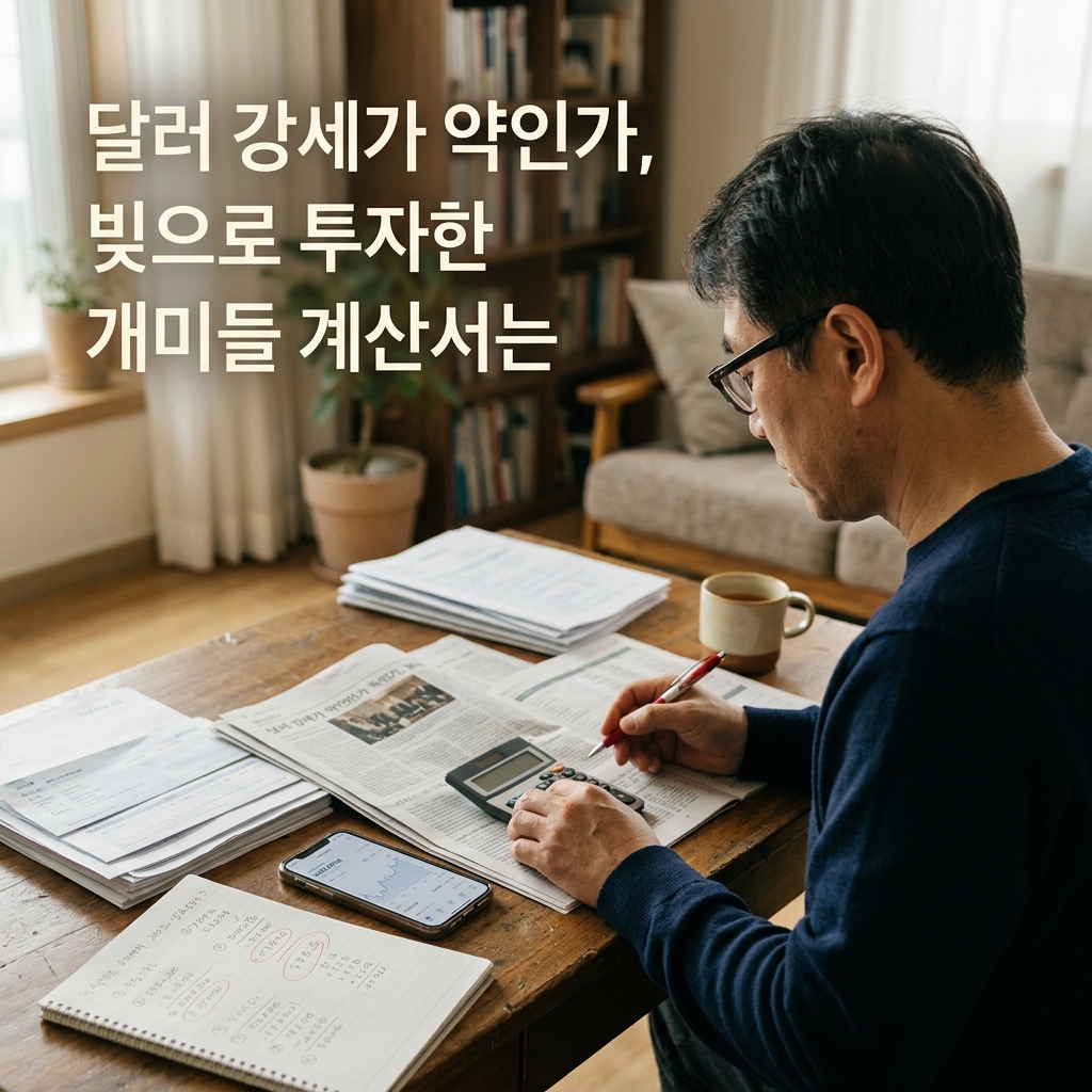 달러 강세가 약인가 독인가, 빚으로 투자한 개미들 계산서는