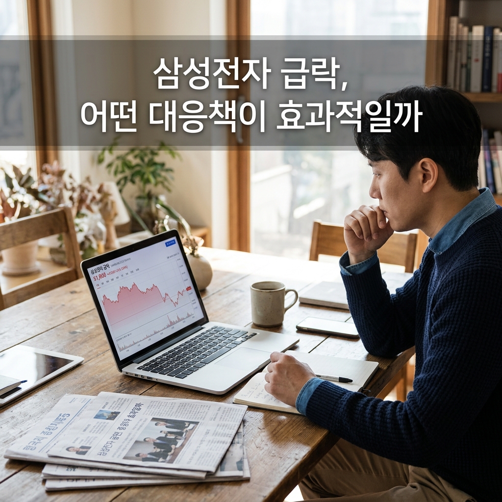 삼성전자 급락, 어떤 대응책이 효과적일까