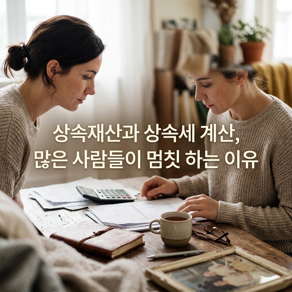 상속재산과 상속세 계산, 많은 사람들이 멈칫 하는 이유