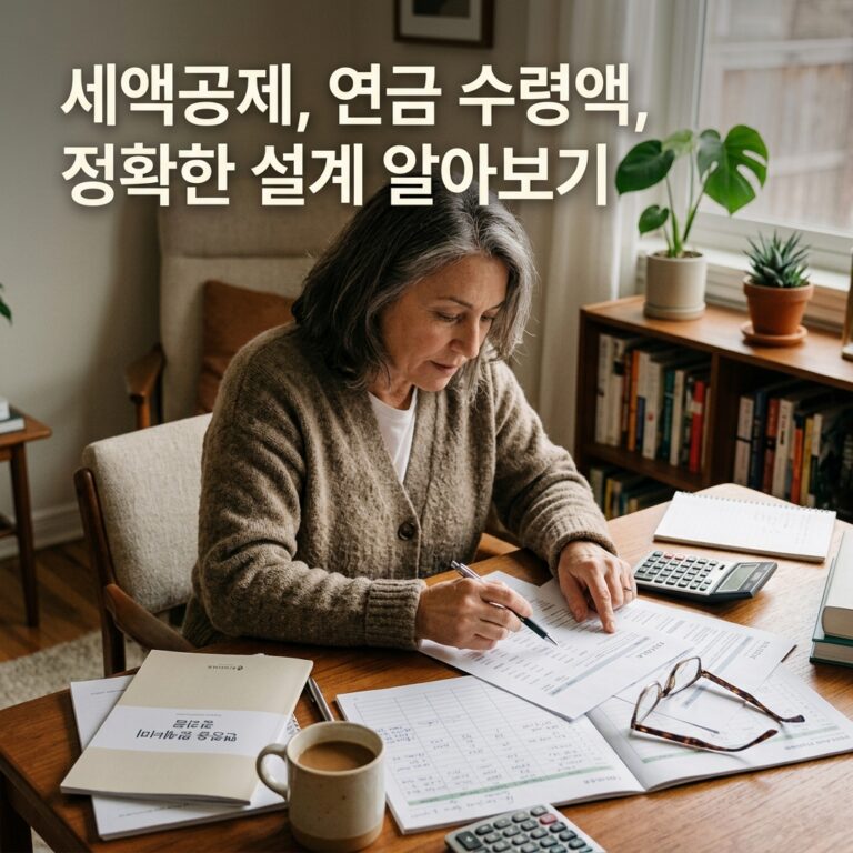 세액공제, 연금 수령액, 정확한 설계 알아보기