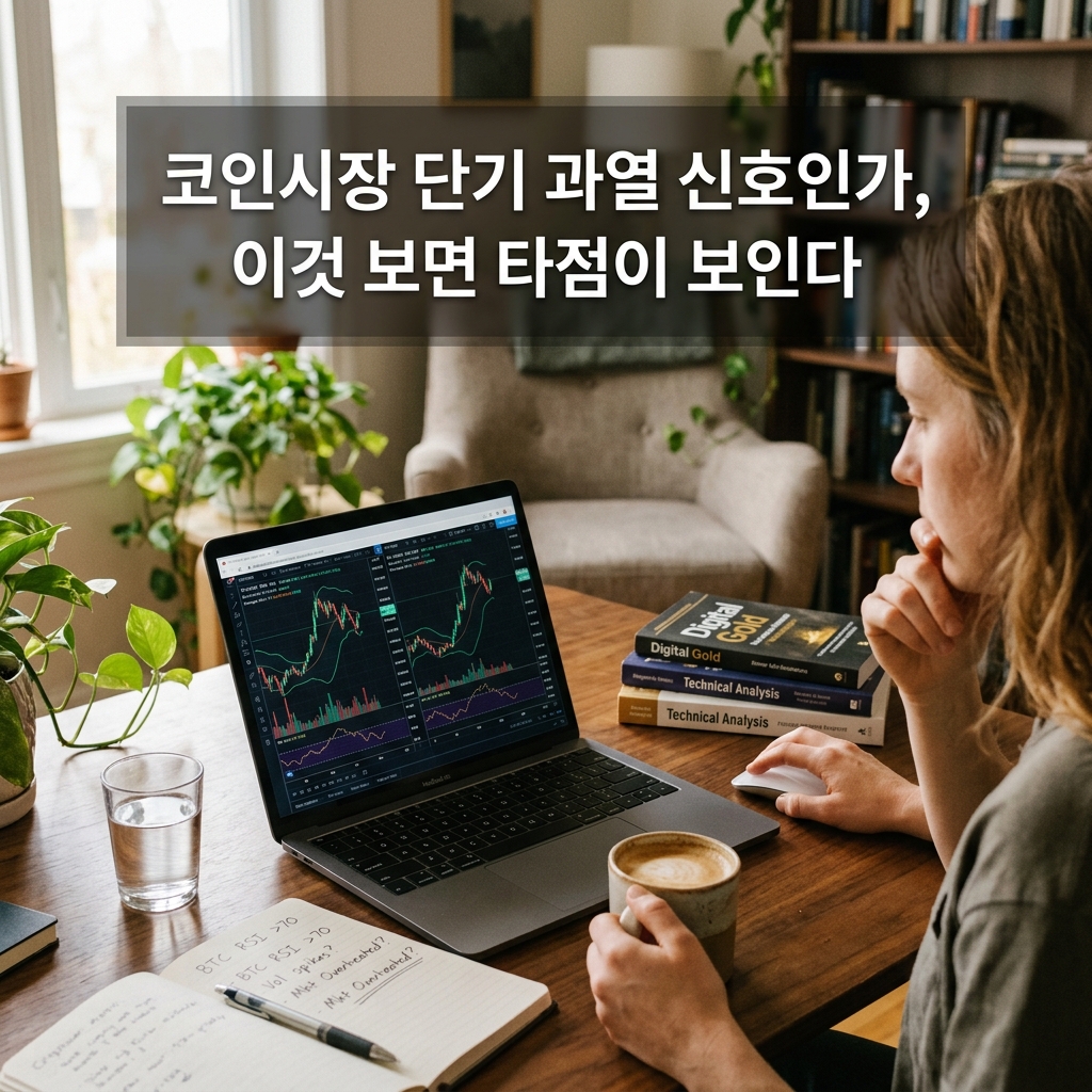 코인시장 단기 과열 신호인가, 이것 보면 타점이 보인다