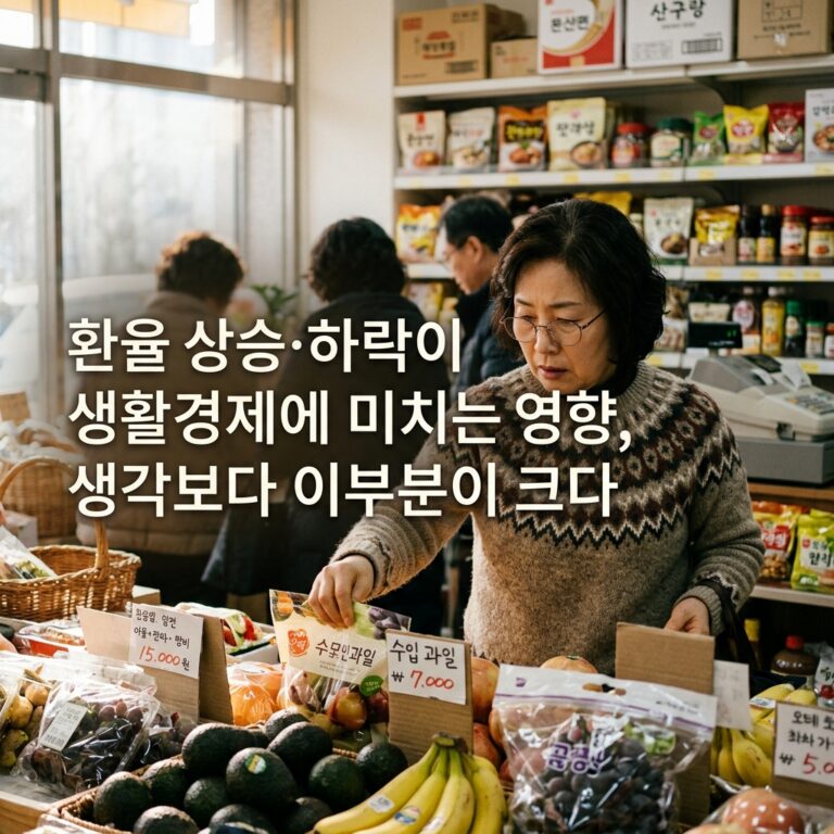 환율 상승·하락이 생활경제에 미치는 영향, 생각보다 이부분이 크다