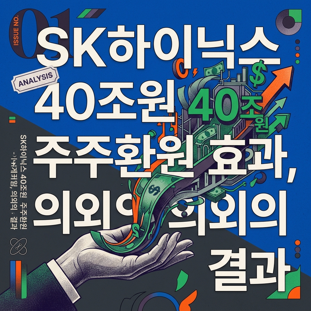 SK하이닉스 40조원 주주환원 효과, 의외의 결과