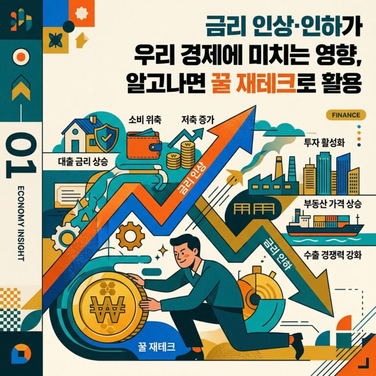 금리 인상·인하가 우리 경제에 미치는 영향, 알고나면 꿀 재테크로 활용