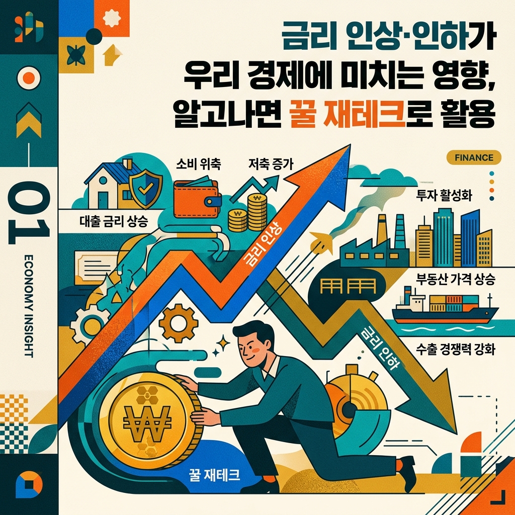 금리 인상·인하가 우리 경제에 미치는 영향, 알고나면 꿀 재테크로 활용