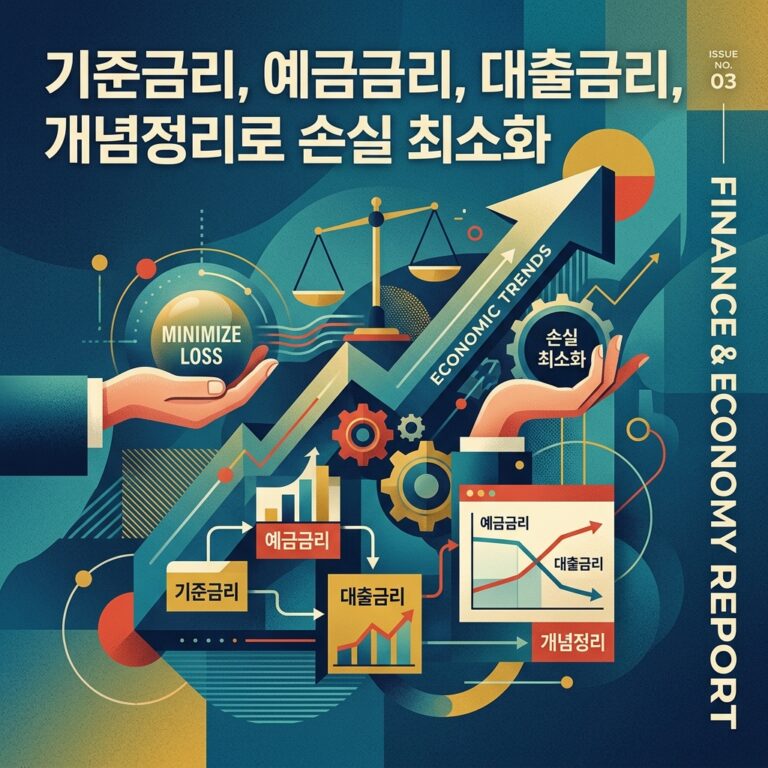 기준금리, 예금금리, 대출금리, 개념정리로 손실 최소화
