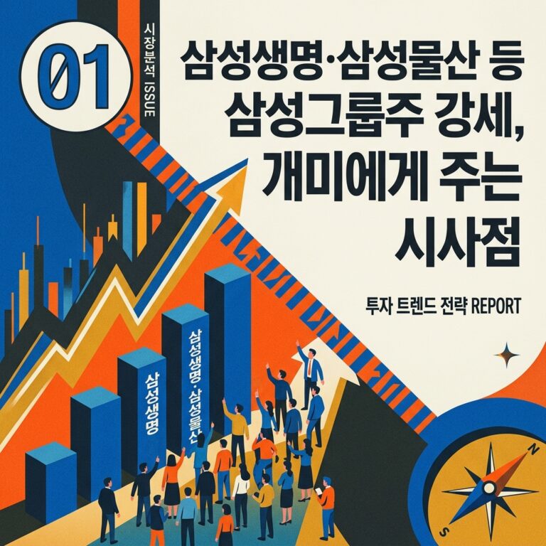 삼성생명·삼성물산 등 삼성그룹주 강세, 개미에게 주는 시사점