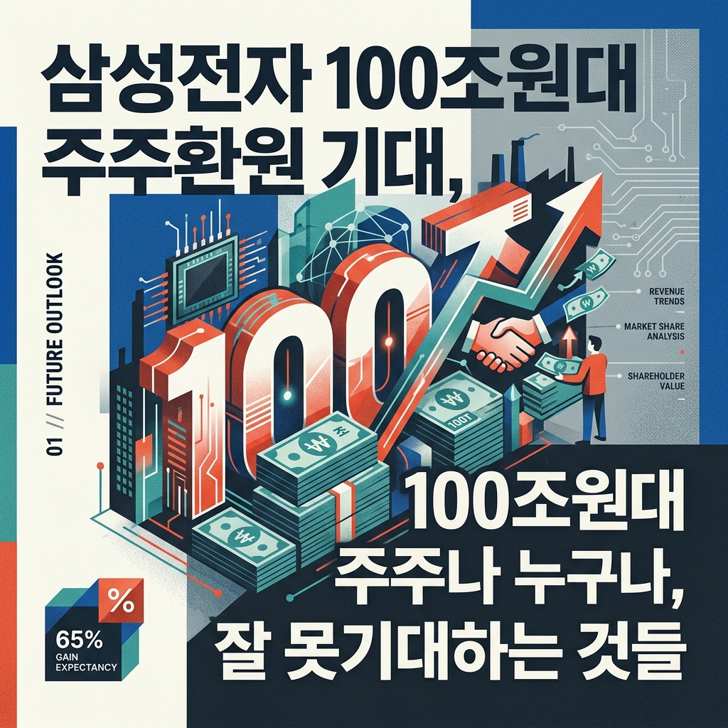 삼성전자 100조원대 주주환원 기대, 누구나 잘 못기대하는 것들