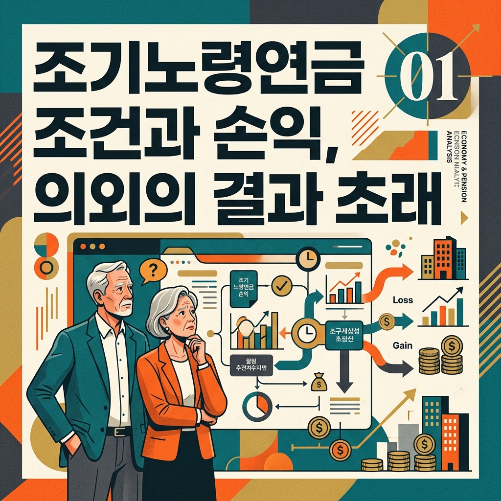 조기노령연금 조건과 손익, 의외의 결과 초래