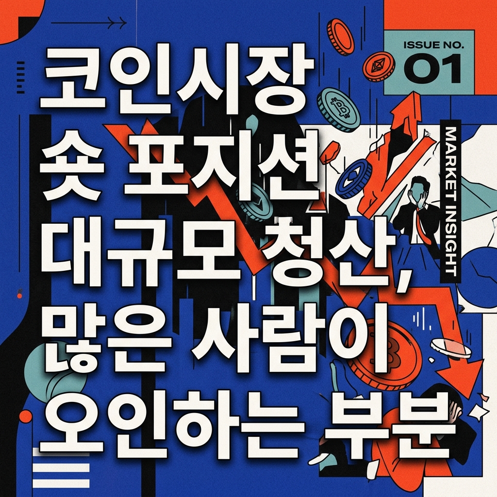 코인시장 숏 포지션 대규모 청산, 많은 사람이 오인하는 부분