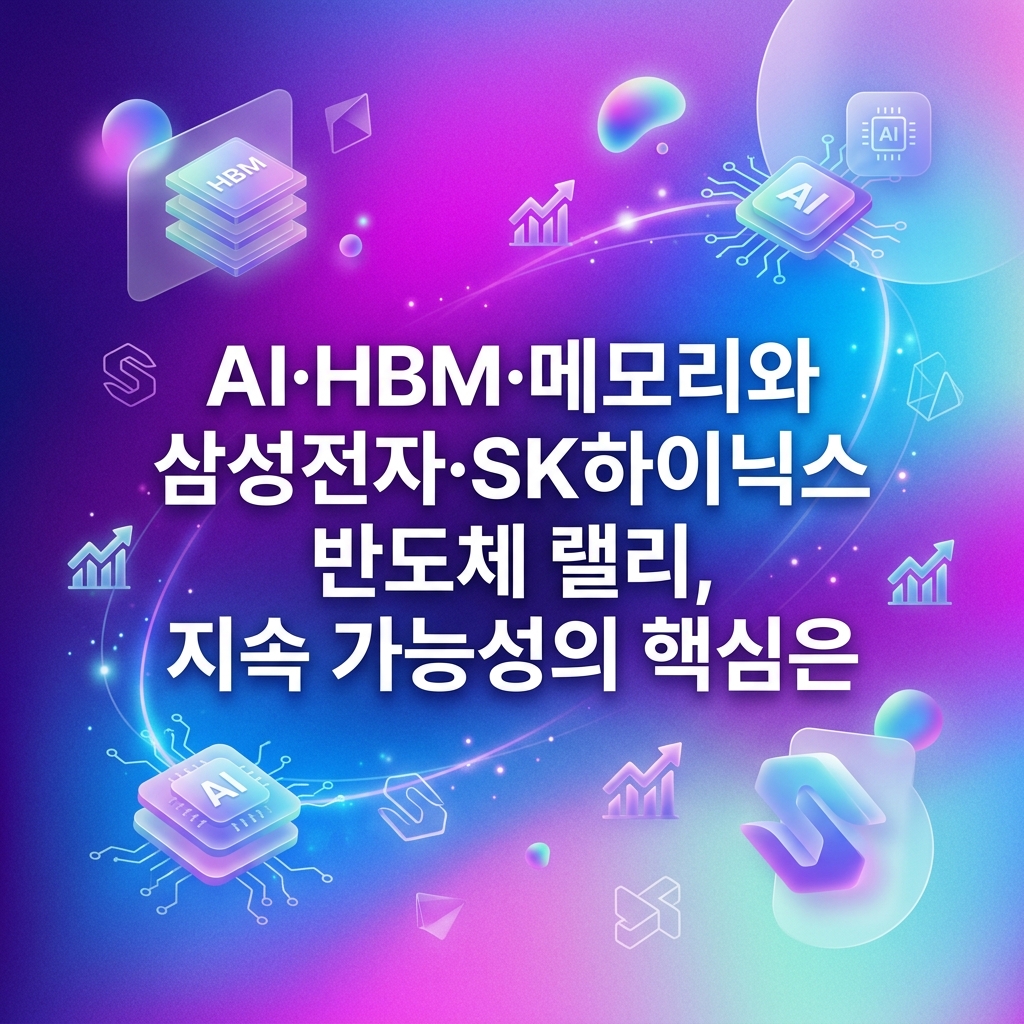 AI·HBM·메모리와 삼성전자·SK하이닉스 반도체 랠리, 지속 가능성의 핵심은