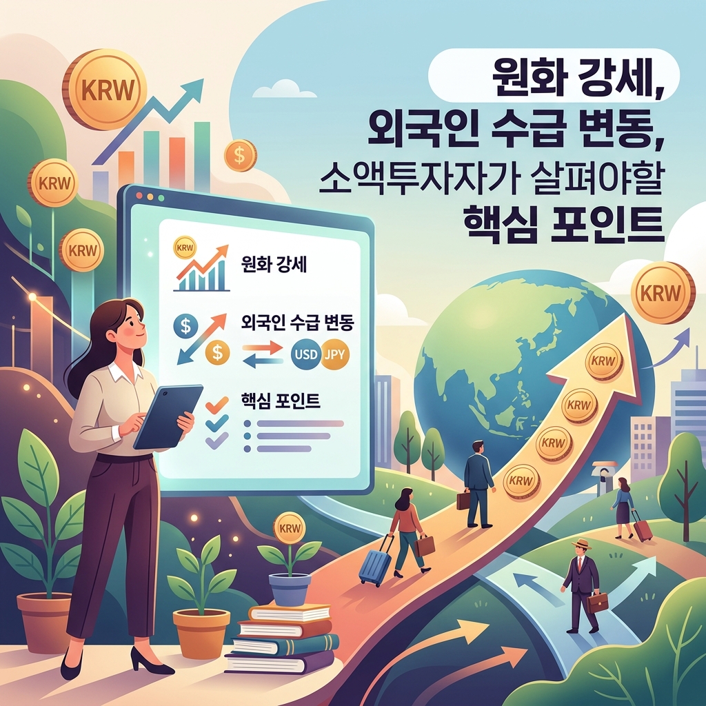 원화 강세, 외국인 수급 변동, 소액투자자가 살펴야할 핵심 포인트
