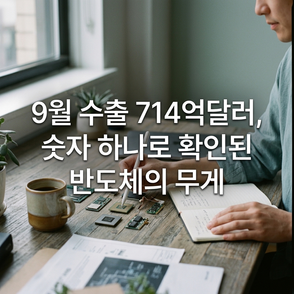 9월 수출 714억달러, 숫자 하나로 확인된 반도체의 무게