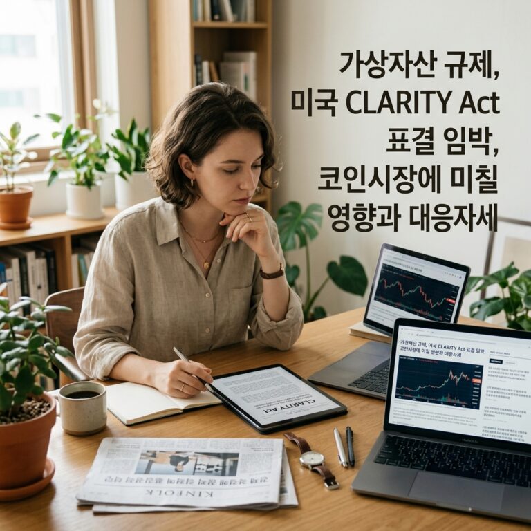 가상자산 규제, 미국 CLARITY Act 표결 임박, 코인시장에 미칠 영향과 대응자세