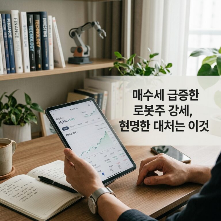 매수세 급증한 로봇주 강세, 현명한 대처는 이것