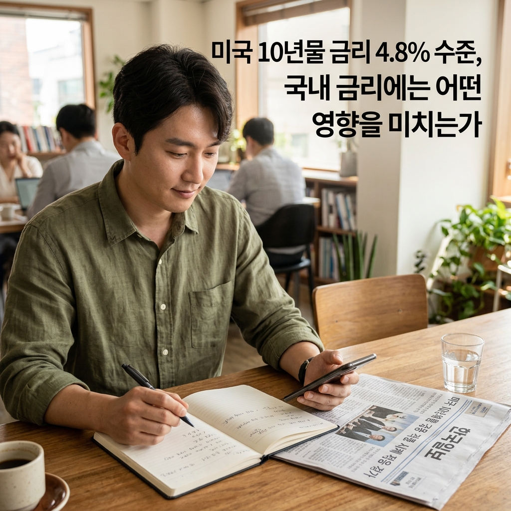미국 10년물 금리 4.8% 수준, 국내 금리에는 어떤 영향을 미치는가