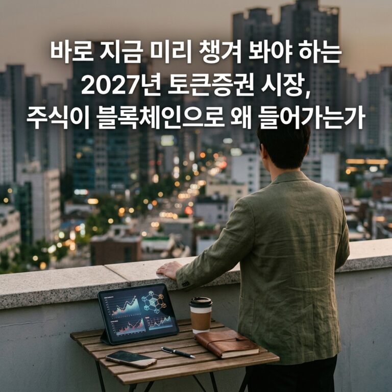 바로 지금 미리 챙겨 봐야 하는 2027년 토큰증권 시장, 주식이 블록체인으로 왜 들어가는가