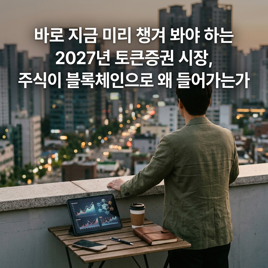 바로 지금 미리 챙겨 봐야 하는 2027년 토큰증권 시장, 주식이 블록체인으로 왜 들어가는가