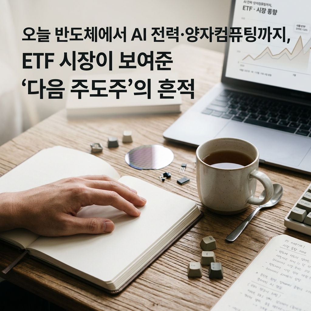 오늘 반도체에서 AI 전력·양자컴퓨팅까지, ETF 시장이 보여준 ‘다음 주도주’의 흔적
