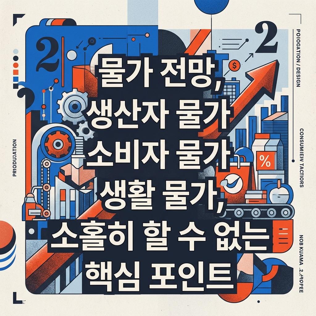 물가 전망, 생산자 물가, 소비자 물가, 생활 물가, 소홀히 할 수 없는 핵심 포인트