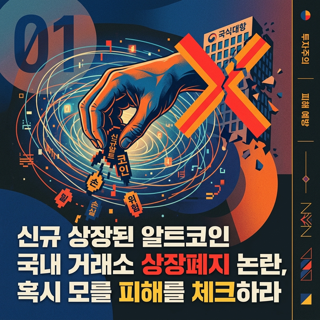 신규 상장된 알트코인 국내 거래소 상장폐지 논란, 혹시 모를 피해를 체크하라