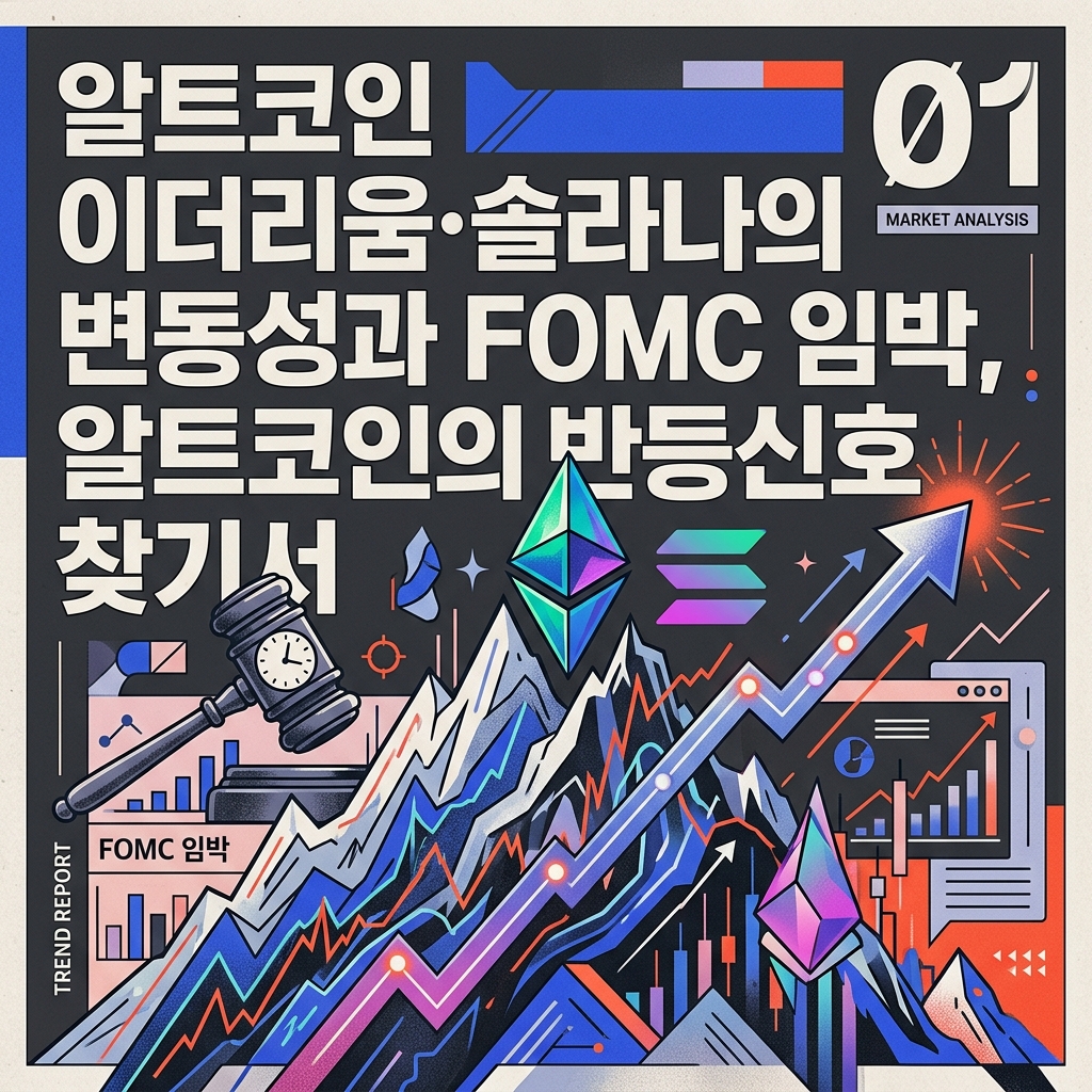 알트코인 이더리움·솔라나의 변동성과 FOMC 임박, 알트코인의 반등신호 찾기