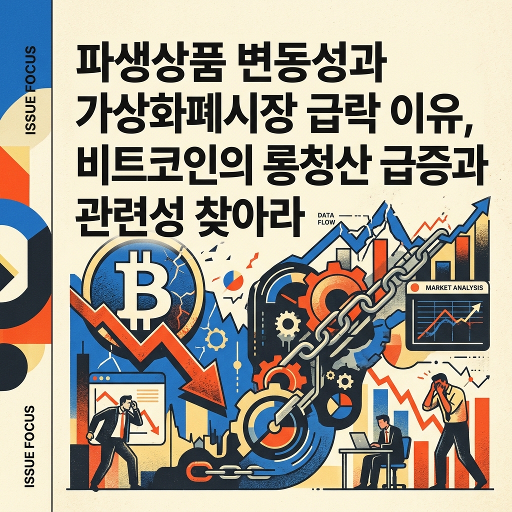 파생상품 변동성과 가상화폐시장 급락 이유, 비트코인의 롱청산 급증과 관련성 찾아라